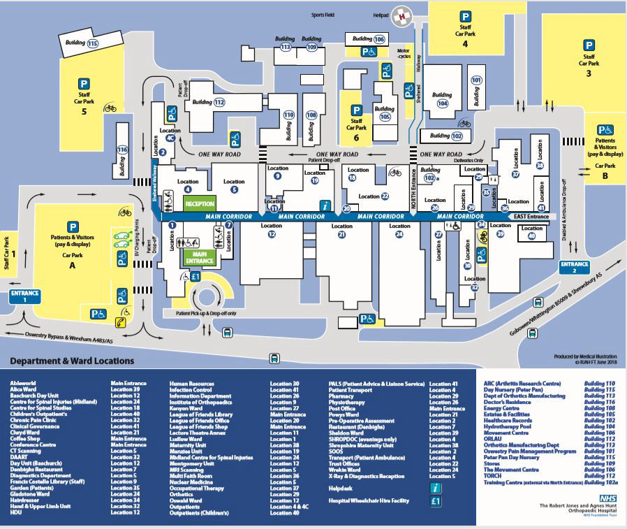 Princess Of Wales Hospital Map