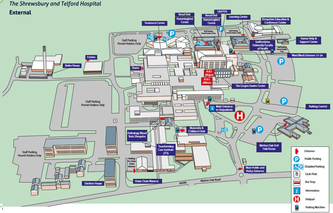 X Ray Department Shrewsbury Hospital